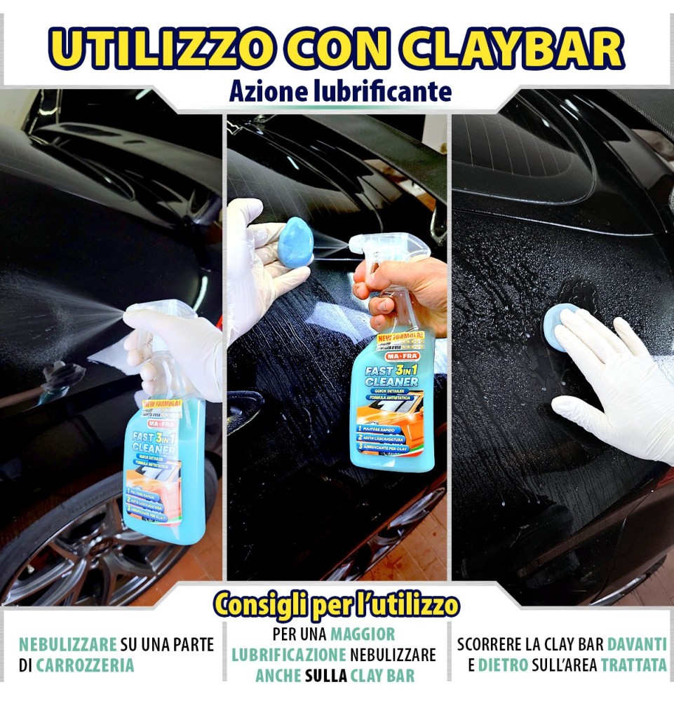 Fast Cleaner 3in1 Quick Detailer con formula antistatica | Mafra Shop