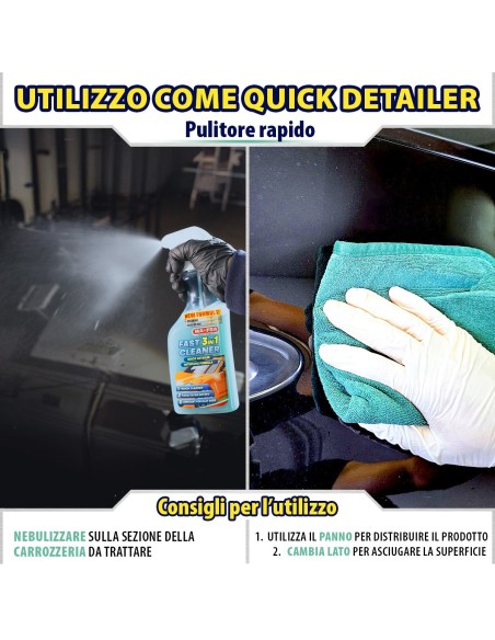 Fast Cleaner 3in1 Quick Detailer con formula antistatica | Mafra Shop