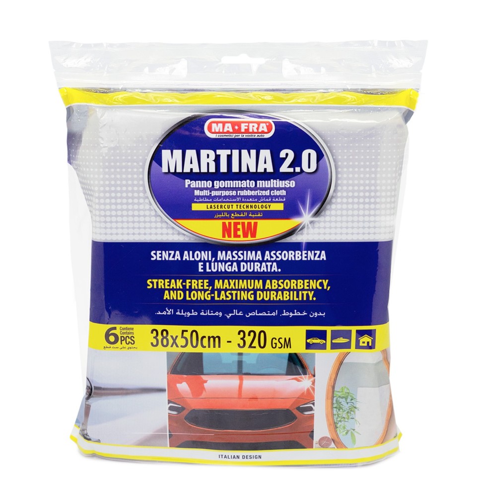 Martina 2.0 – Panno gommato multiuso per Auto, Nautica e Casa 2