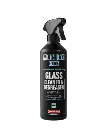 Glass Cleaner & Degreaser| sgrassatore vetri e cristalli | Maniac Line