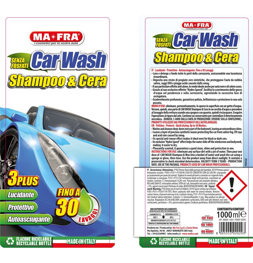 Car Wash Shampoo e Cera lave e lucida in un'unica operazione 2