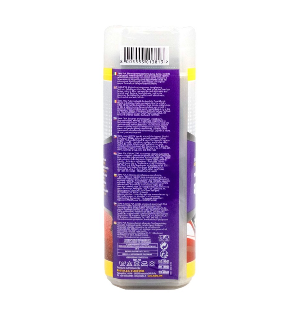 Panno Extra Dry sintetico scamosciato ultra assorbente in pva