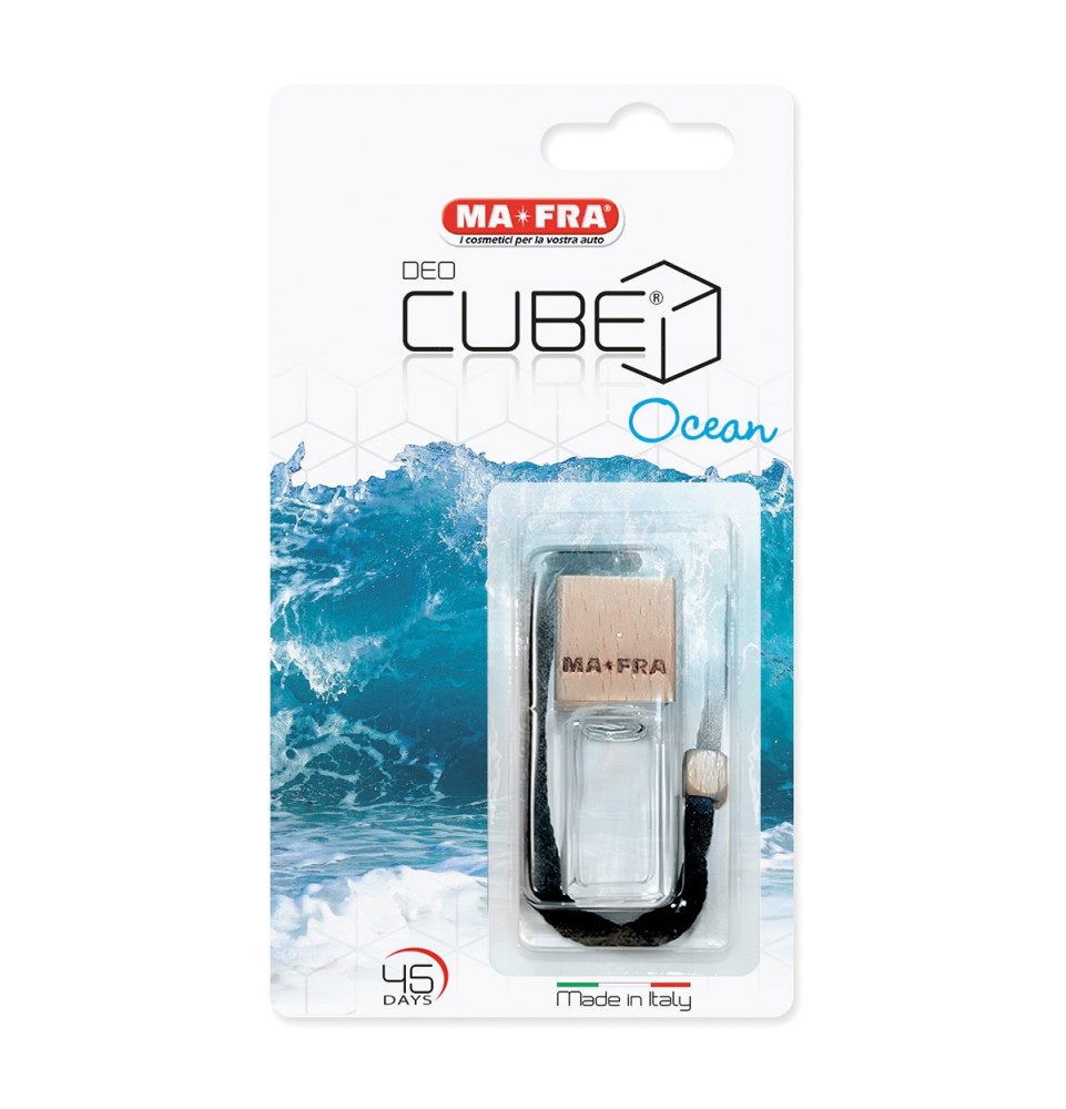Deo Cube - Profumatore per auto con tappo in legno | 6 Fragranze