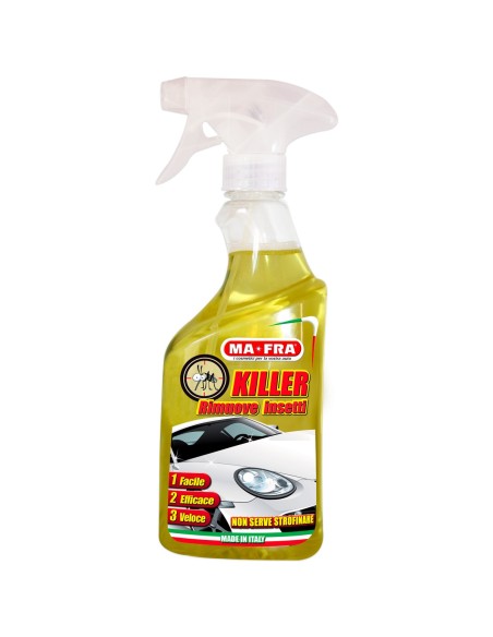 Killer rimuovere insetti dalla carrozzeria auto