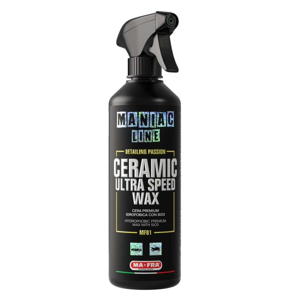 Ceramic Ultra Speed Wax 500ml Maniac Line| cera spray per auto