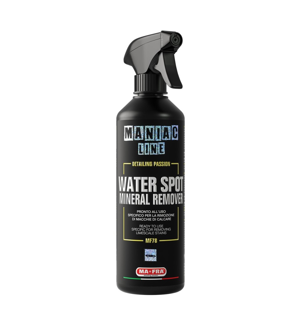 Water Spot Mineral Remover 500ml Maniac Line| decontaminante macchie calcare auto