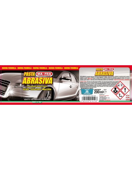 Pasta Abrasiva media fine per graffi e strisciate