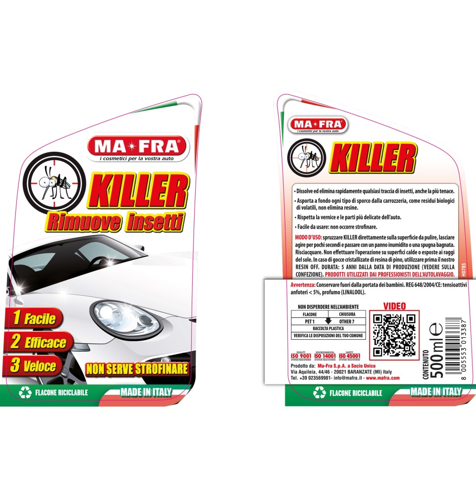 Killer rimuovere insetti dalla carrozzeria auto 2