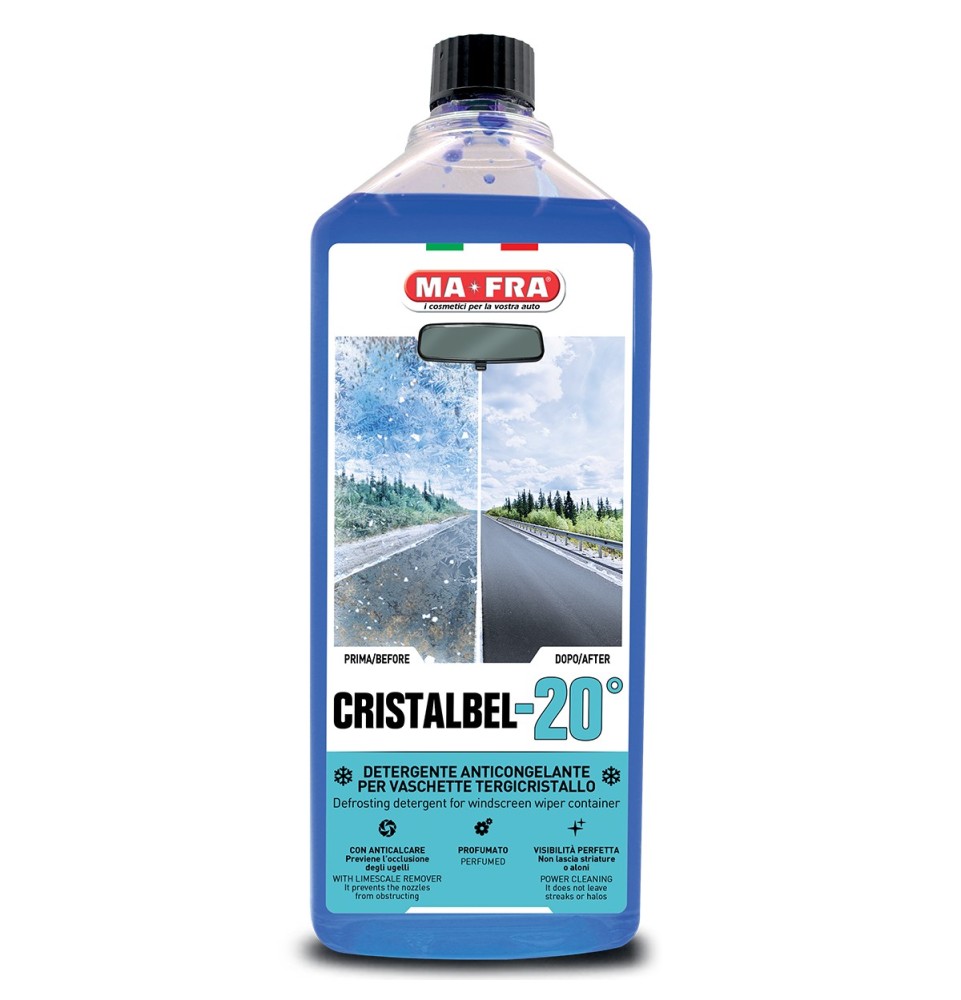 Cristalbel -20° | Liquido anticongelante tergicristalli | Mafra