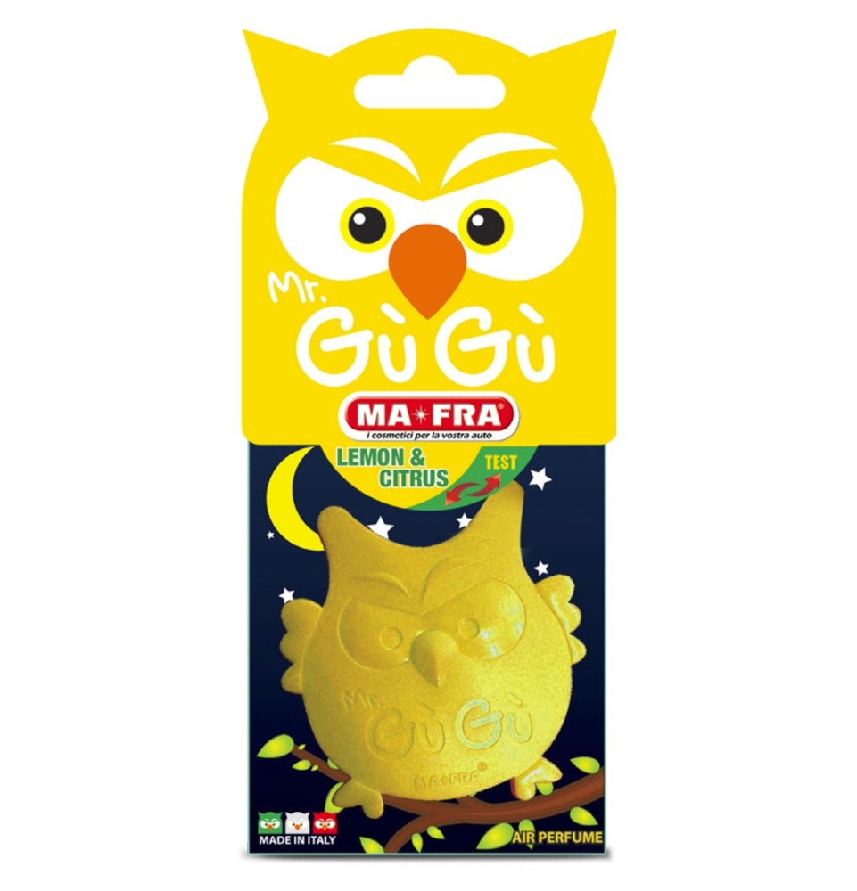 Mr. GùGù | Profumatore auto gufetto portafortuna | Mafra