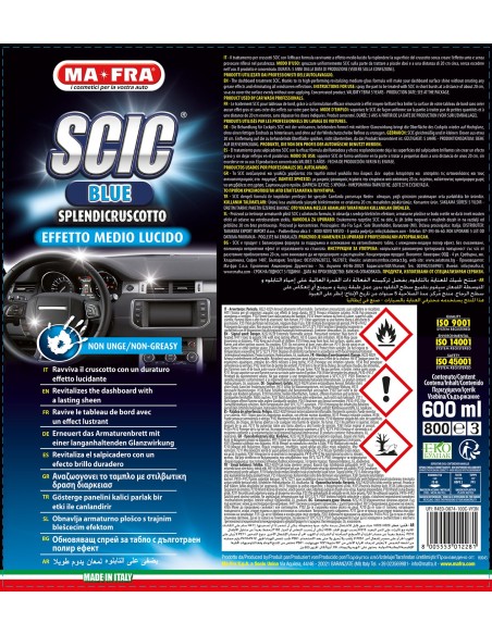Scic Blu Mafra | lucida cruscotto effetto medio lucido | Mafra