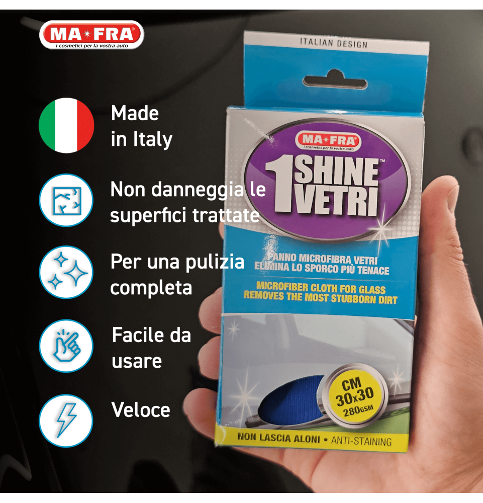 1Shine Vetri - Pulizia vetri auto