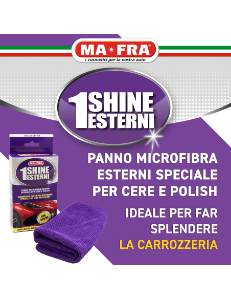 1Shine Esterni - Panno microfibra per carrozzeria