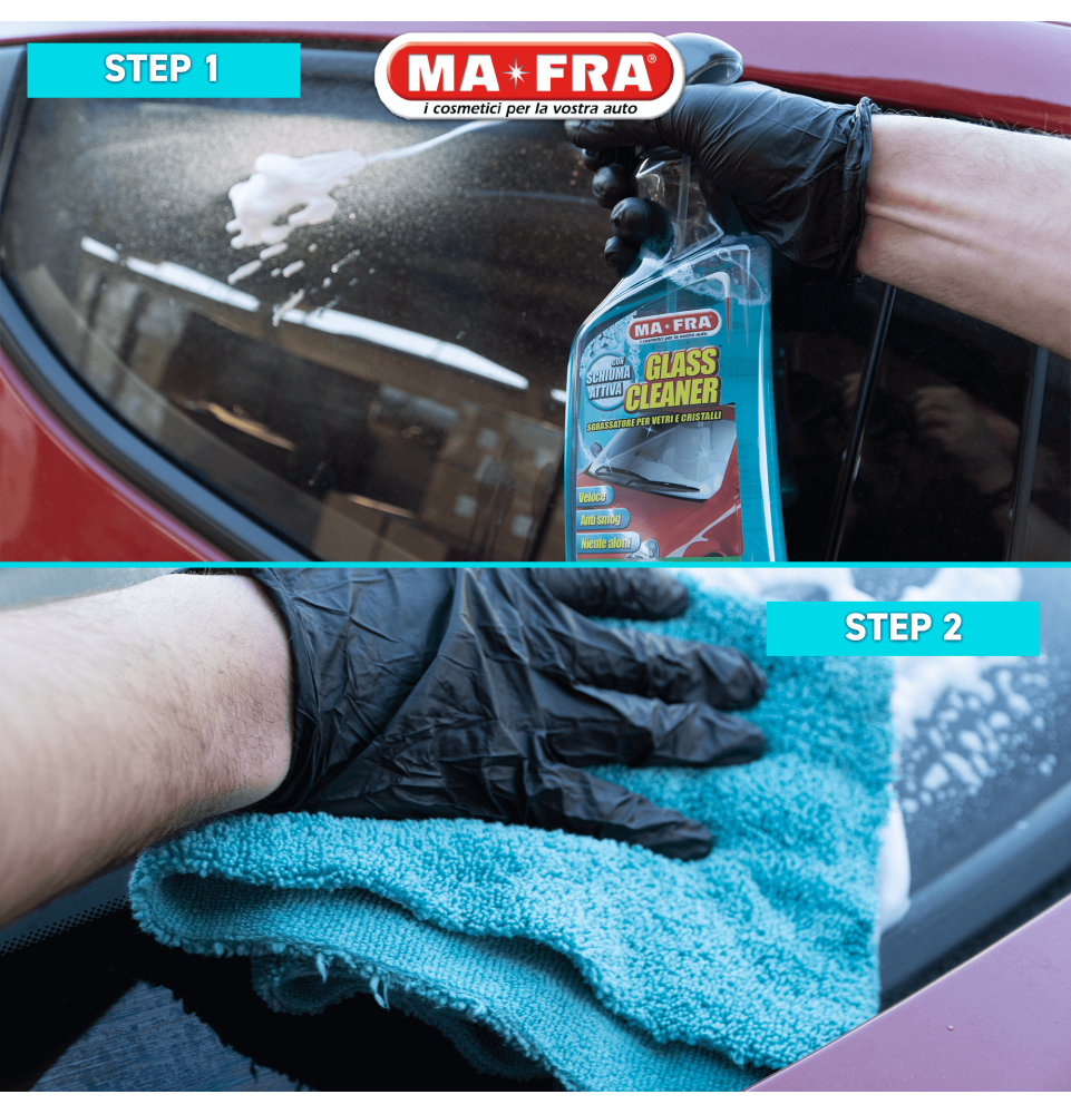 Glass Cleaner sgrassatore per vetri e cristalli auto