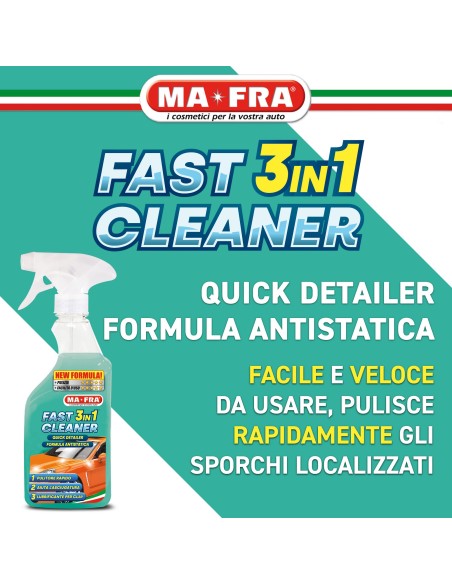 Fast Cleaner 3in1 Quick Detailer con formula antistatica | Mafra Shop