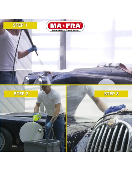 Car Wash Shampoo e Cera lave e lucida in un'unica operazione