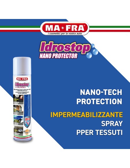 Idrostop - Impermeabilizzante tessuti Auto - Prodotti Nanotech