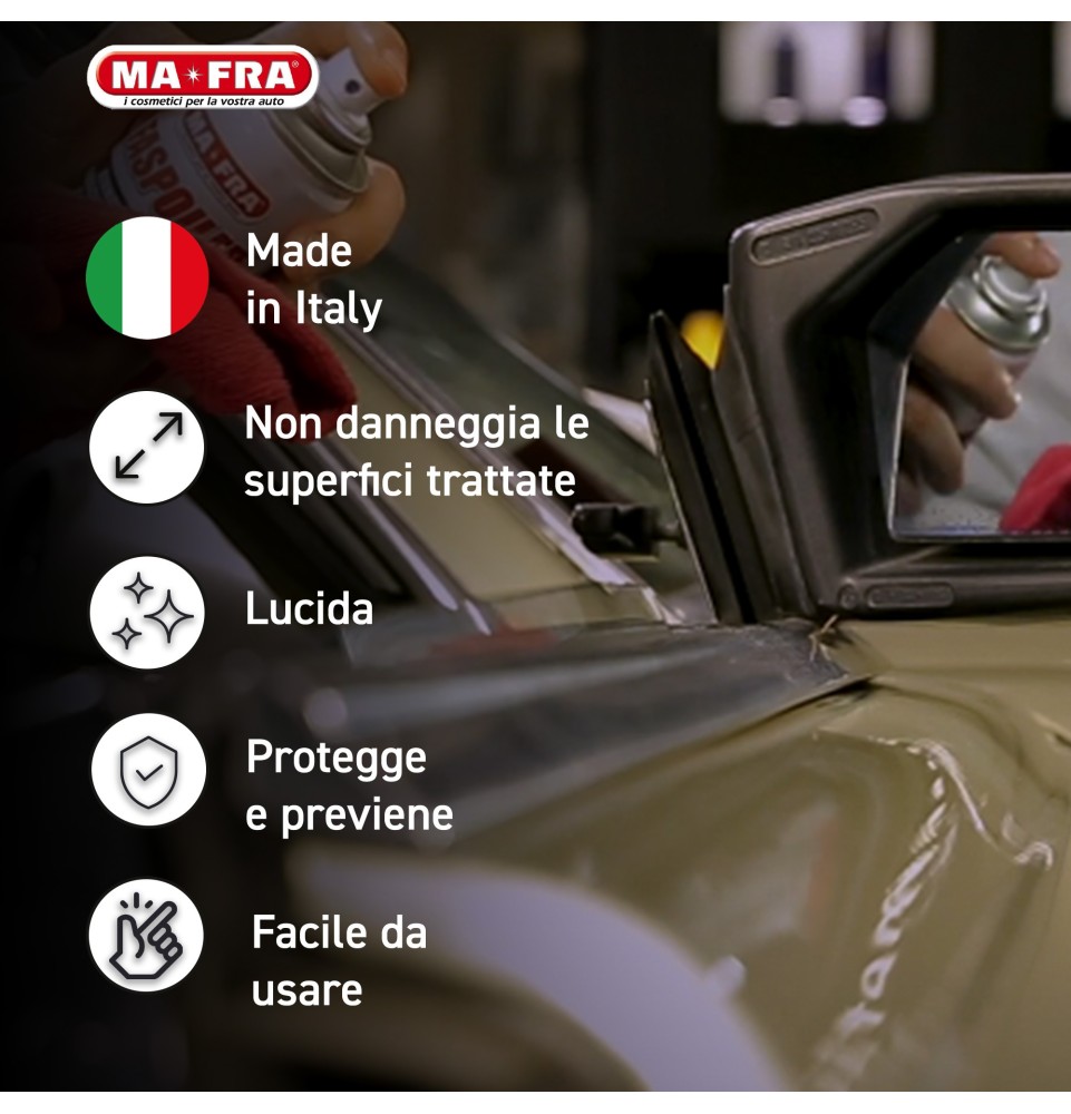 Faspoiler Spray rinnova e protegge paraurti e fascioni auto