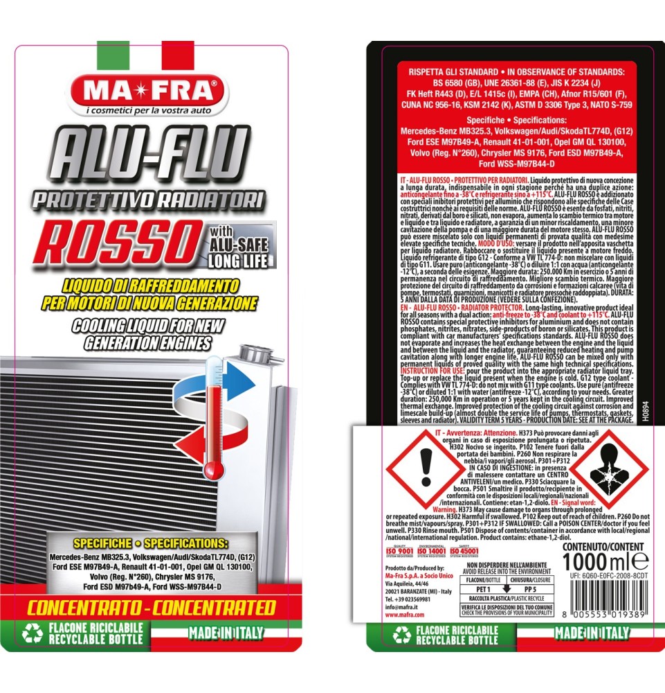Alu-Flu | Liquido Raffreddamento Radiatore | Mafra 2