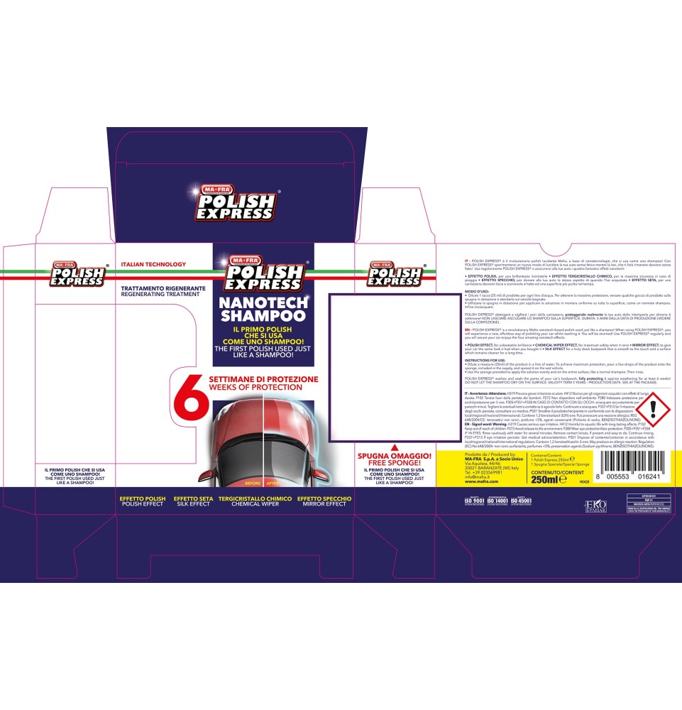 KIT POLISH EXPRESS - Lucidare auto - Prodotti Nanotech