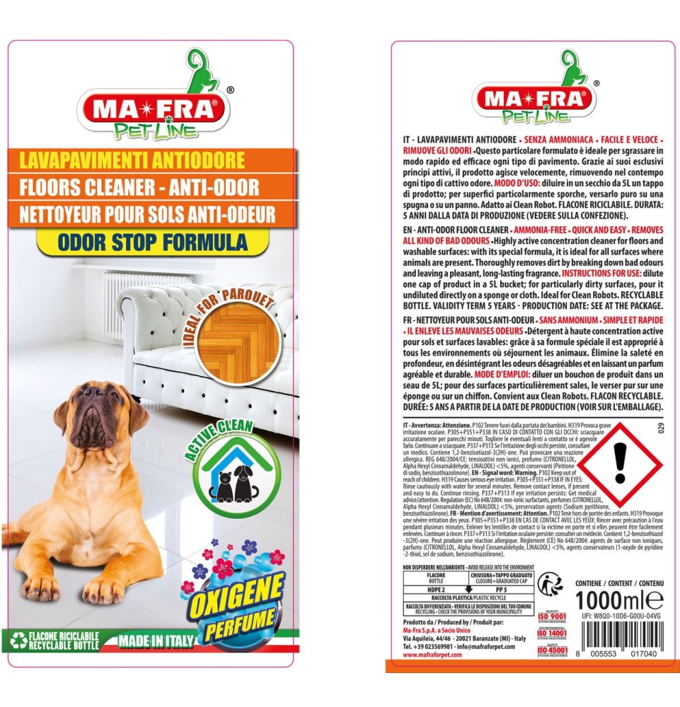 LAVAPAVIMENTI ANTIODORE