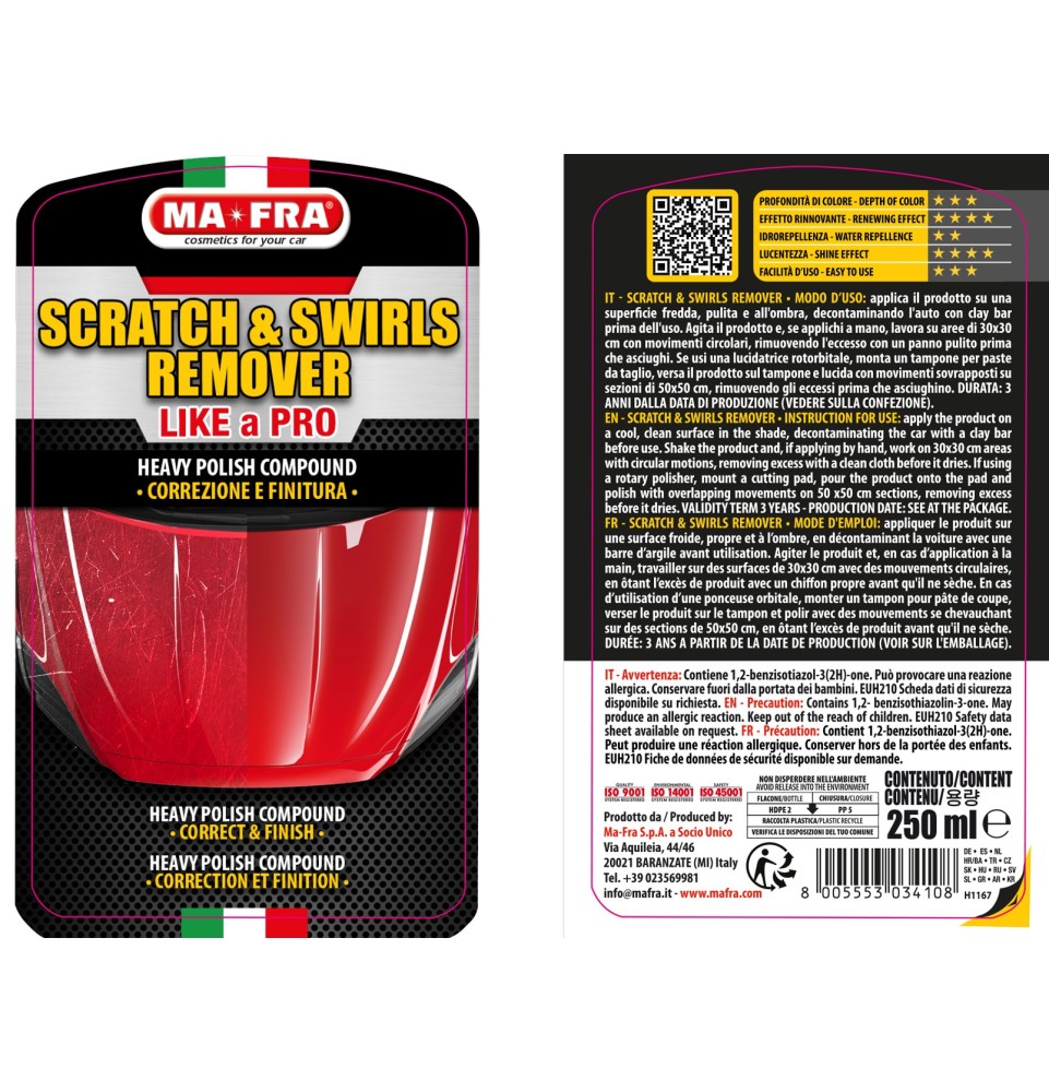 Scratch & Swirls Remover Like a Pro Mafra | Heavy Polish Compound 2