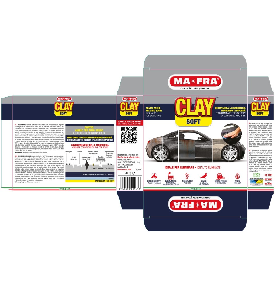Clay Soft pasta decontaminante auto scure 2