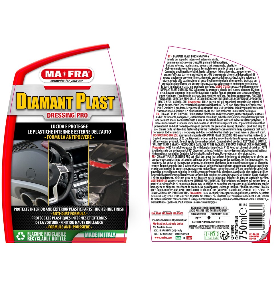 Diamant Plast Dressing Pro | Lucida plastiche auto | Mafra Shop 2