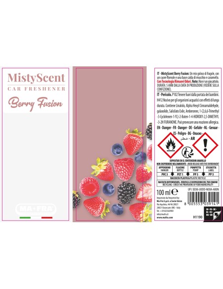 MistyScent Spray - Profumatore per auto 100ml | 6 Fragranze Esclusive