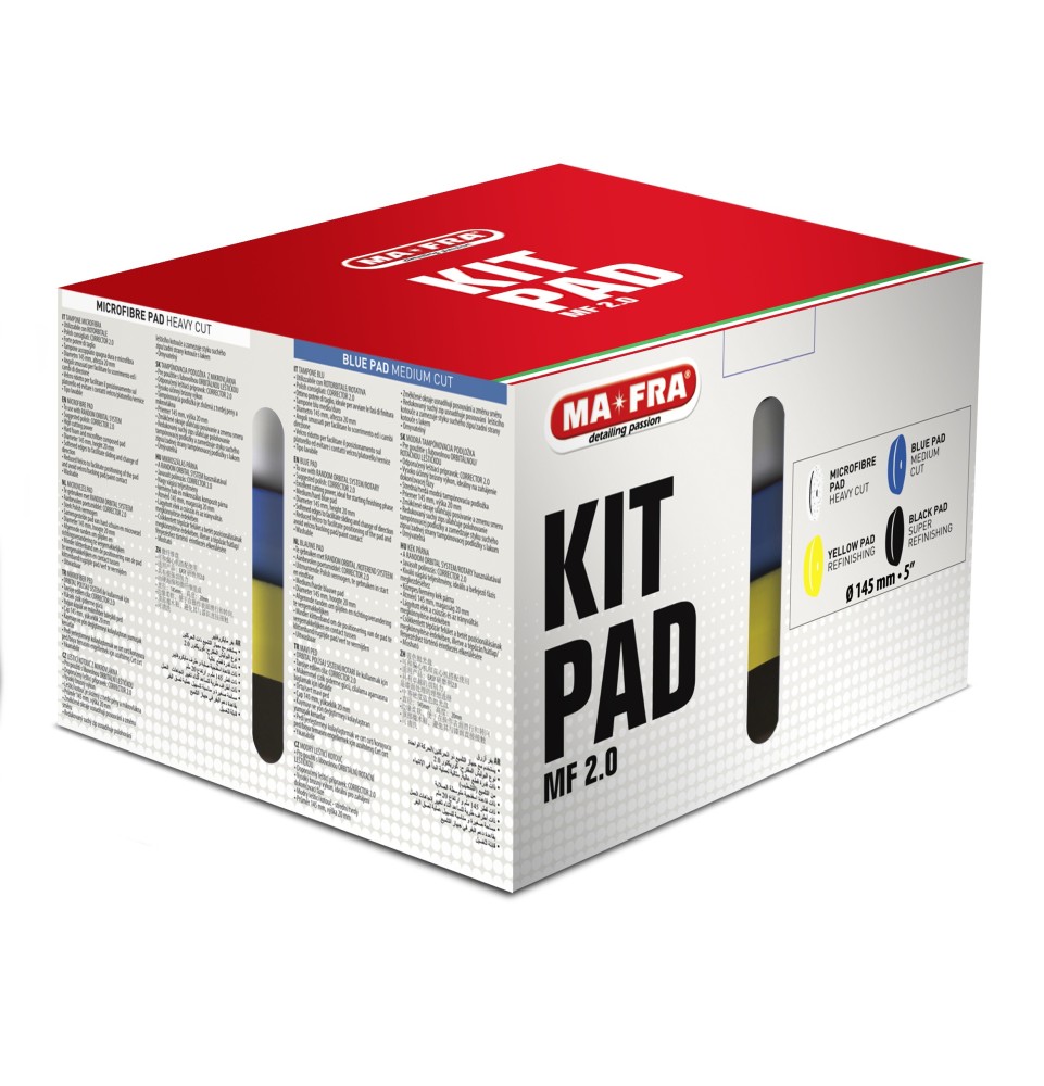 Kit Pad Mix Slim composto da 4 tamponi per la lucidatura | Mafra Shop