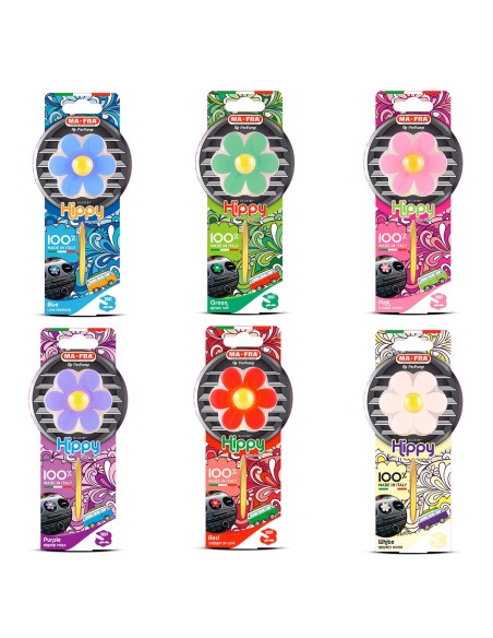 Hippy Bouquet, 6 profumatori per abitacolo e interni auto sempre profumato.