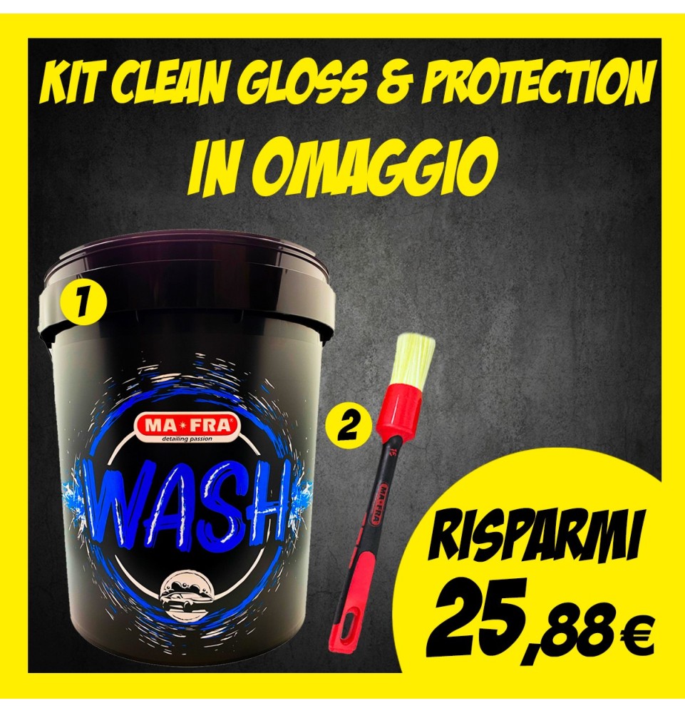 Kit Maniac Clean Gloss & Protection |Kit pulizia auto| Maniac Line