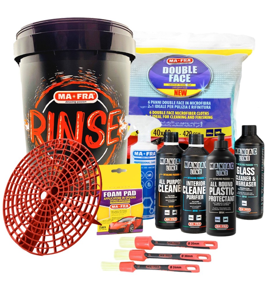 Kit Interior | Kit pulizia auto interni | Maniac Line