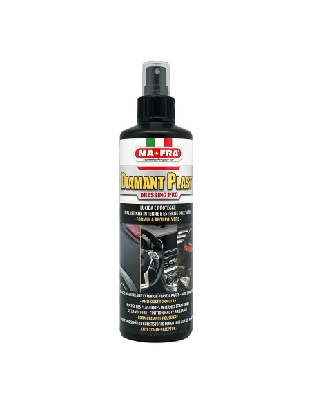 Diamant Plast Dressing Pro 250ml lucida e protegge plastiche interne esterne auto | Mafra Shop