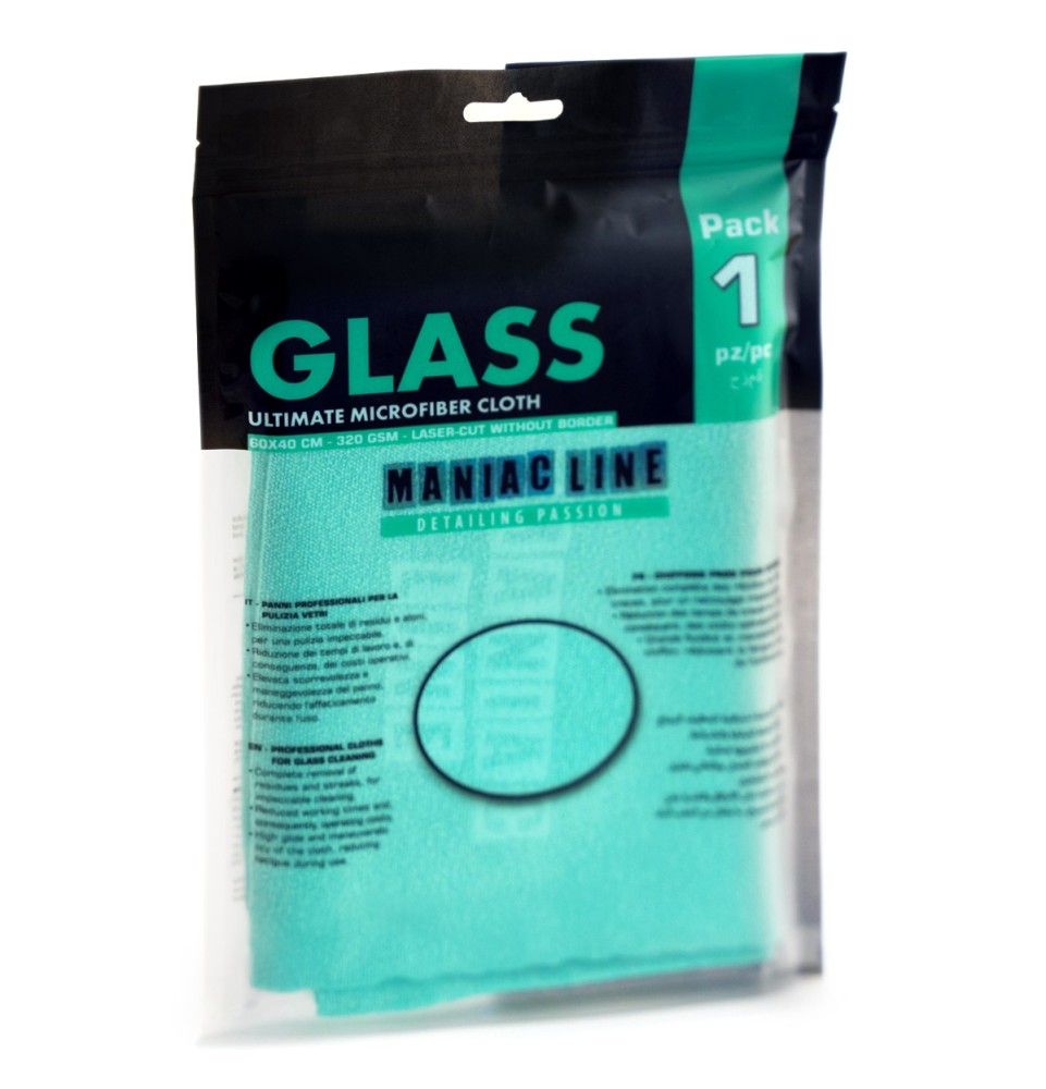Glass Ultimate Microfiber Cloth panno pulizia vetri Maniac Line 2