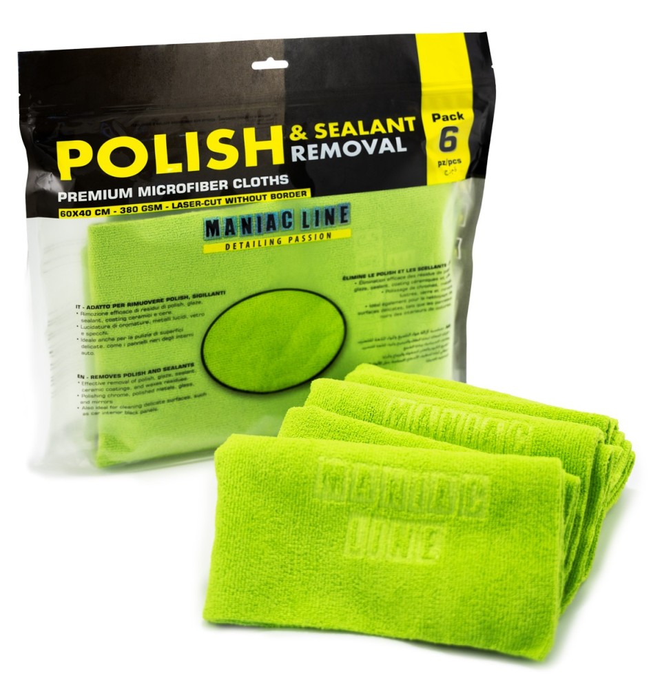 Polish & Sealant Removal panni in microfibra per la rimozione di polish e sigillanti auto Maniac Line 2