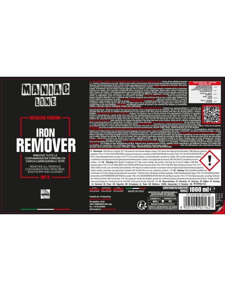 Iron Remover | Decontaminante Ferroso | Maniac Line