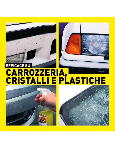 Killer rimuovere insetti dalla carrozzeria auto