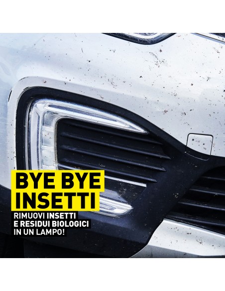 Killer rimuovere insetti dalla carrozzeria auto
