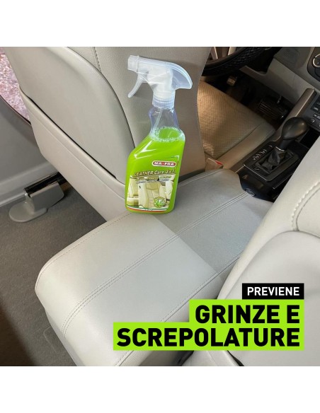 Trattamento 3in1 Pelle Mafra | Pulisce, idrata e protegge la pelle dei sedili e interni auto