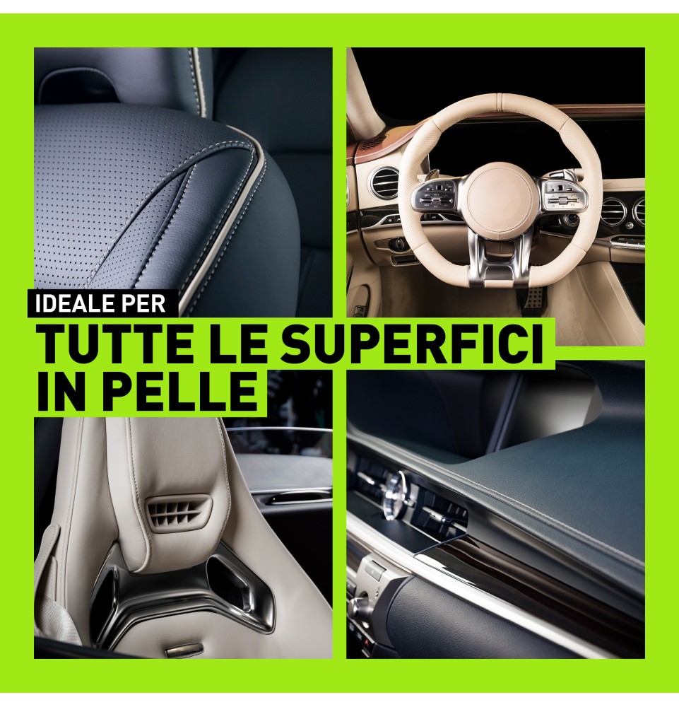 Trattamento 3in1 Pelle Mafra | Pulisce, idrata e protegge la pelle dei sedili e interni auto