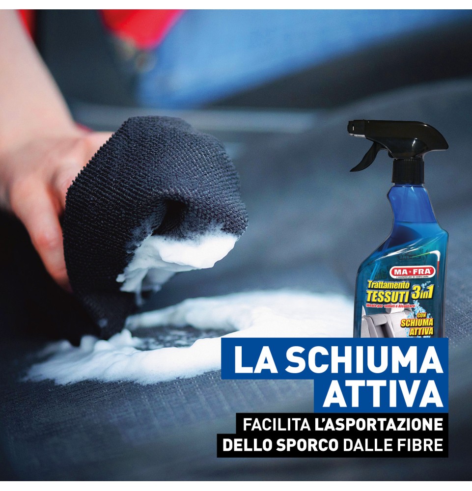 Trattamento 3in1 Tessuti prodotto pulizia tessuti interni auto