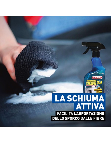 Trattamento 3in1 Tessuti prodotto pulizia tessuti interni auto
